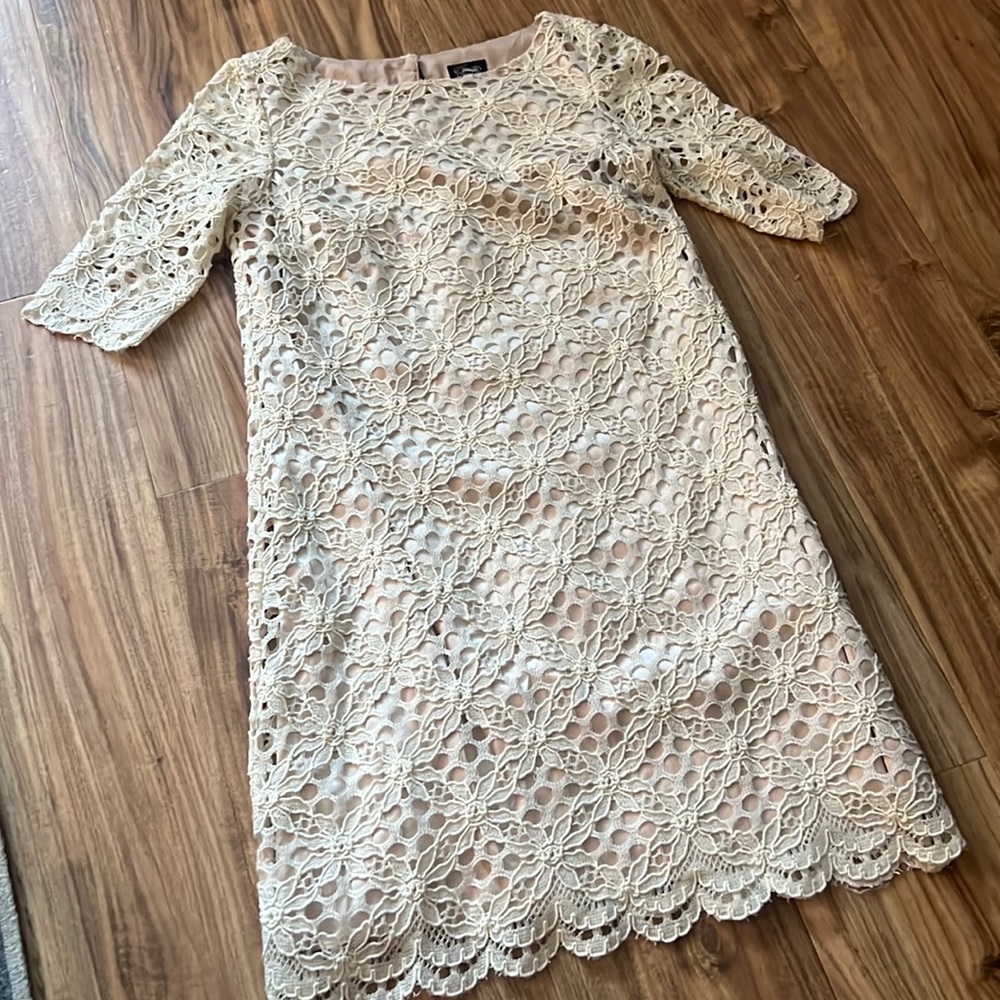 Off White Lacey Dress
